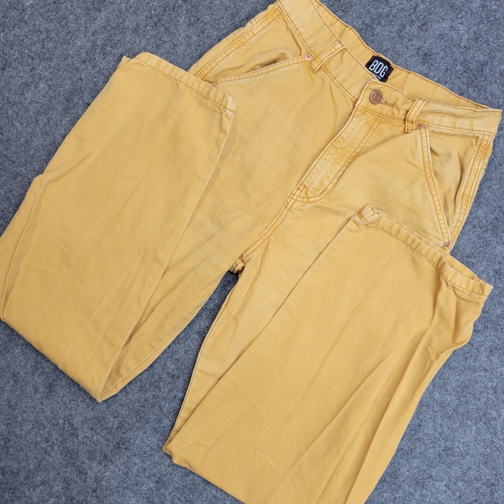 BDG Carpenter Pants Womens 25 Brown High Rise Hammer Loop Workwear Straight Leg
